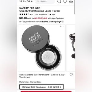 MakeUp Forever Setting Powder! Brand new, never used!